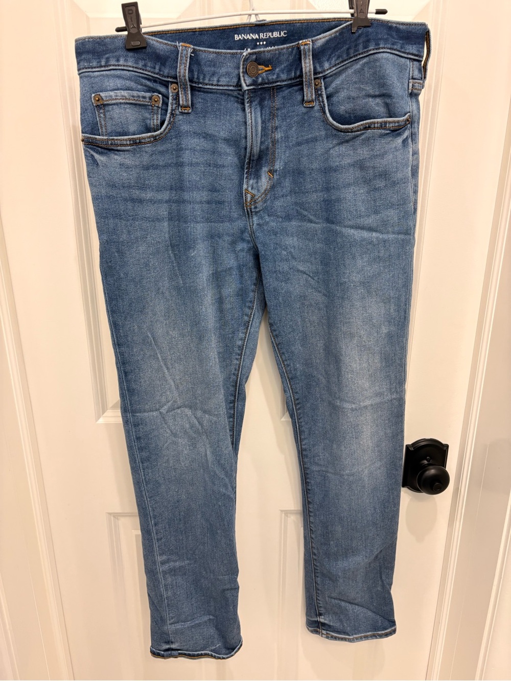 Banana Republic Slim Men's Jeans - Light Blue Wash 32x30